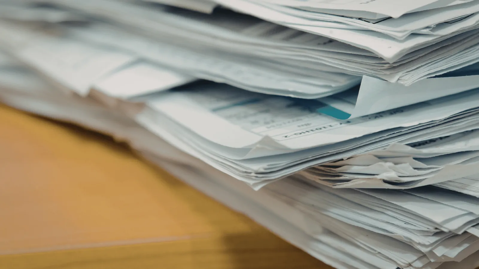 Stack of technical report pages